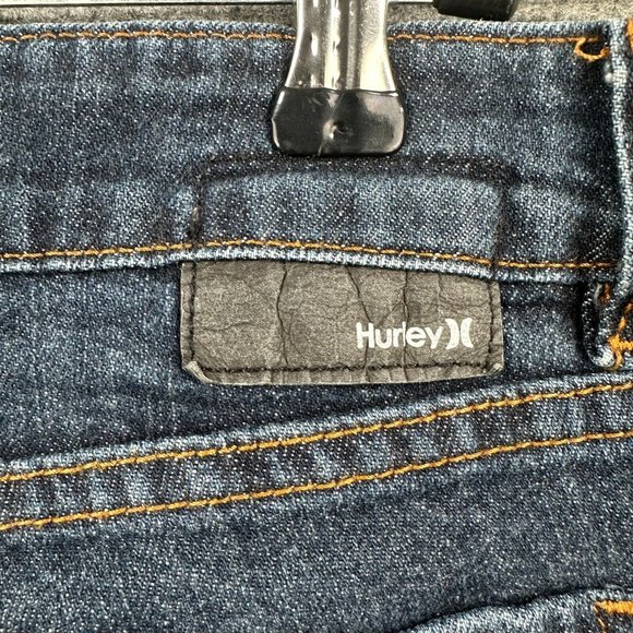 Hurley Jeans Womens 28/8 Ultra Low Rise Skinny Designer Denim Stretch Modern Y2K - Picture 5 of 13